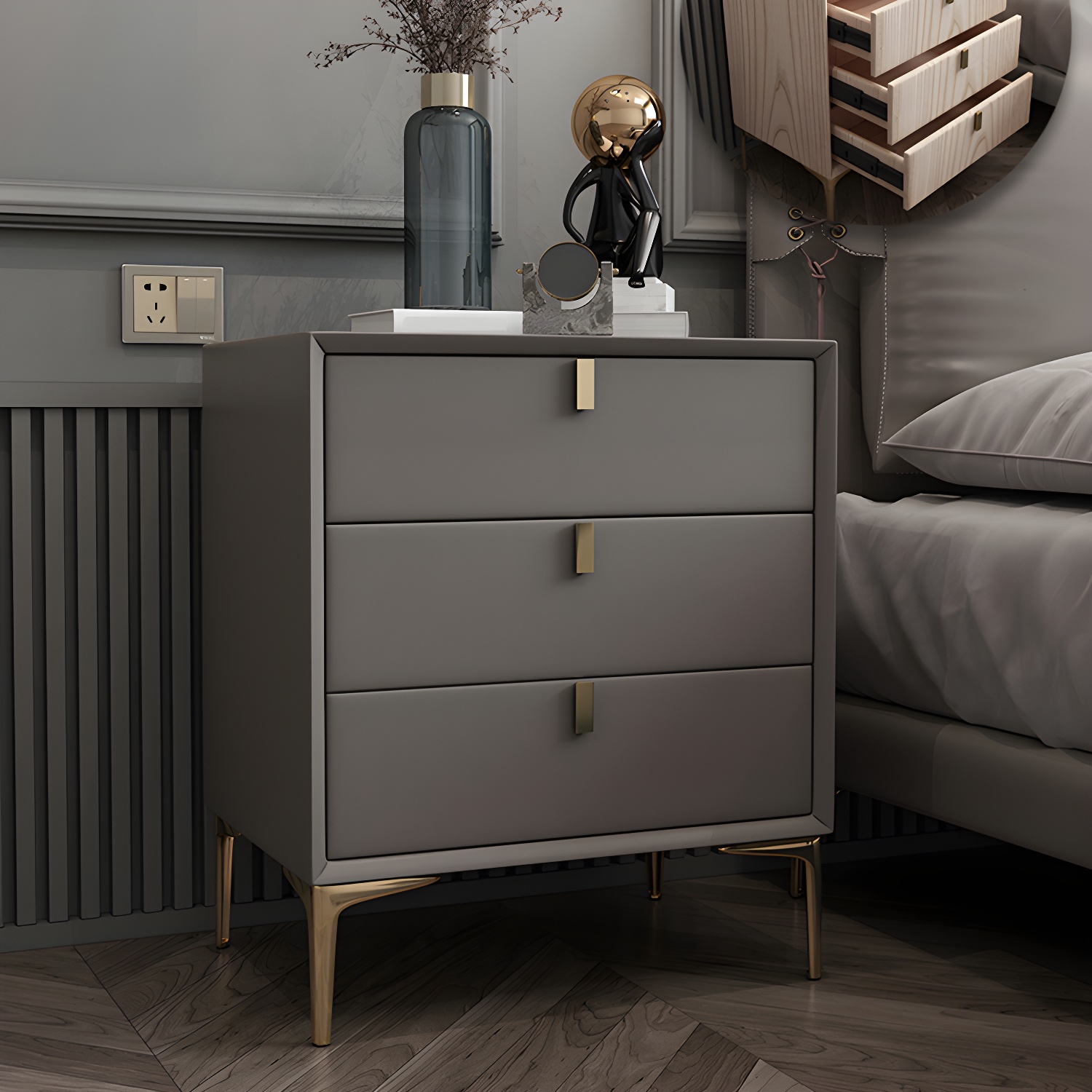 Modern Ash Nightstand | Ormau - image 7