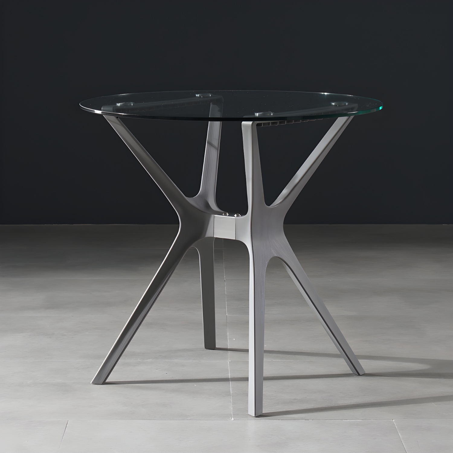 Modern Round Glass Dining Table | Ormau - image 4