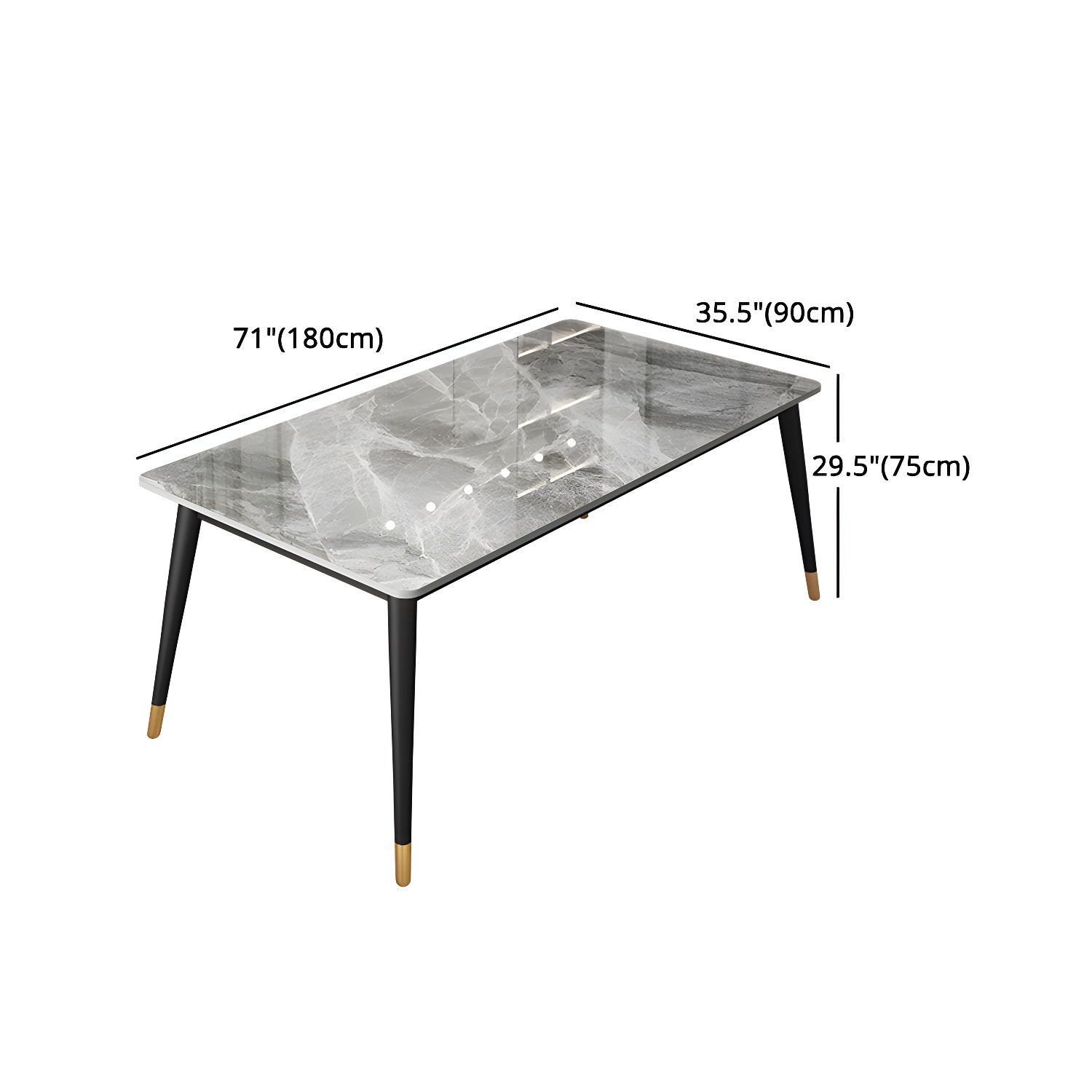 Glam Gray Dining Set | Ormau - image 12