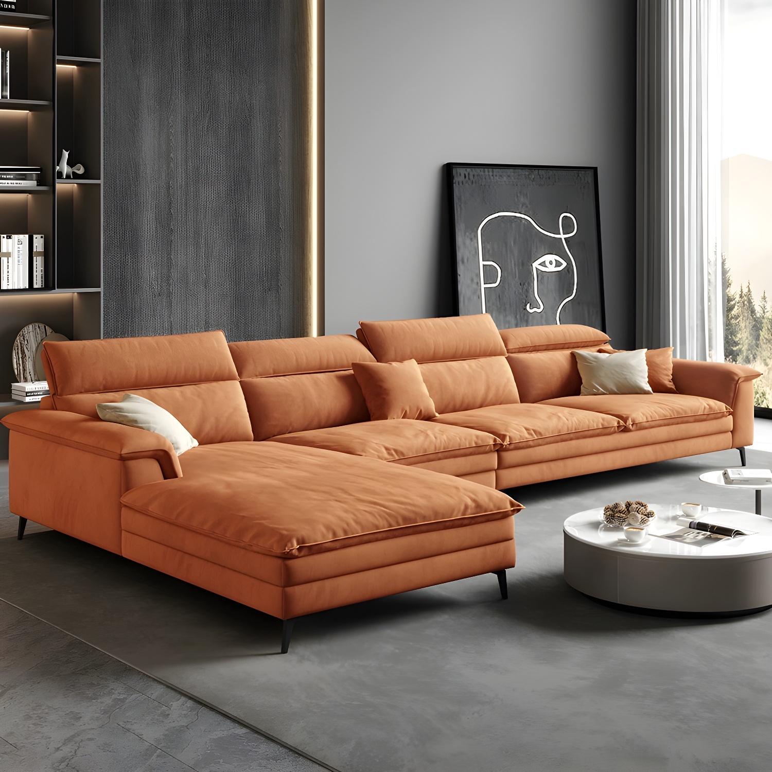 Tech Flannel Modular Sectional | Ormau - image 4