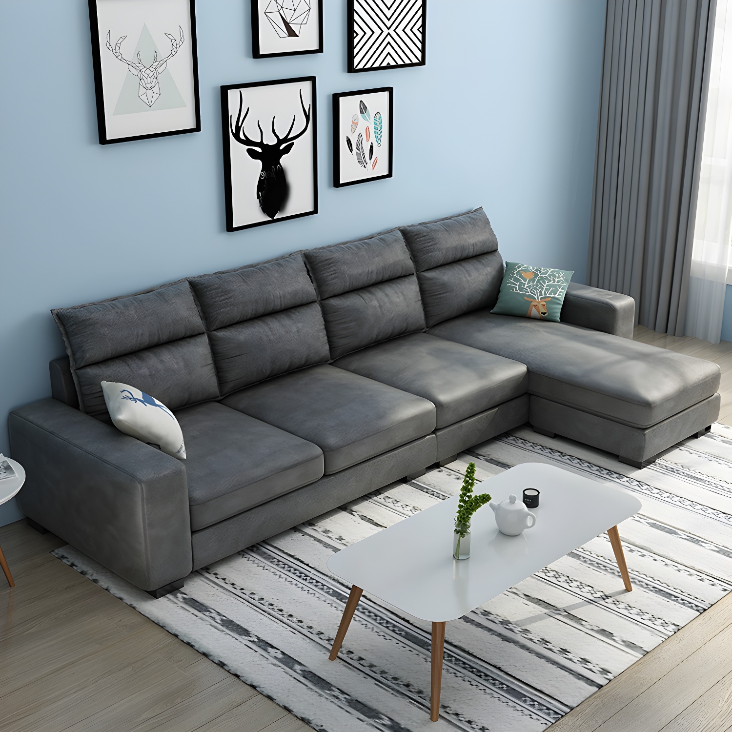 Modular L-Shape Sectional | Ormau - image 14