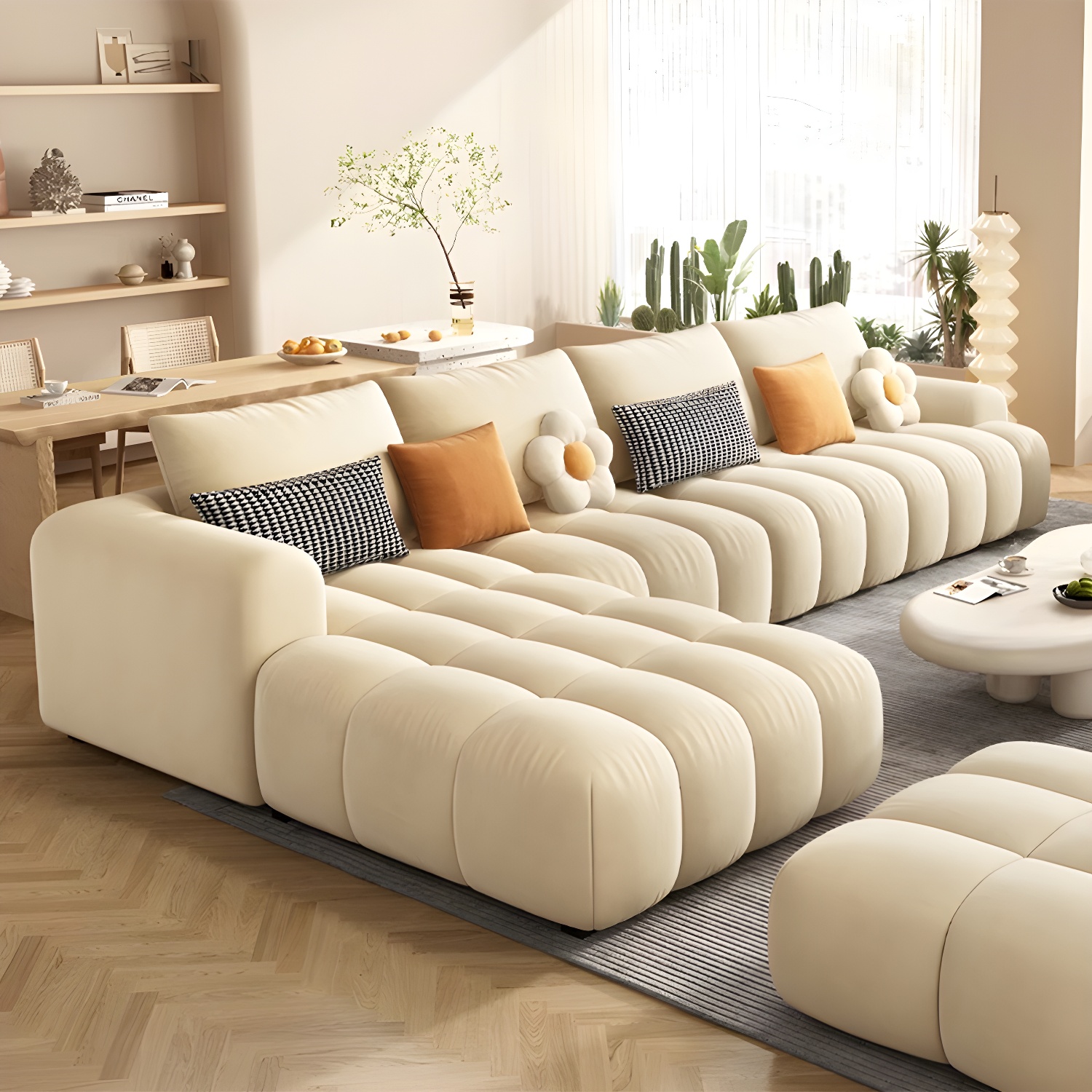 Suede Sectional Sofa | Ormau - image 15