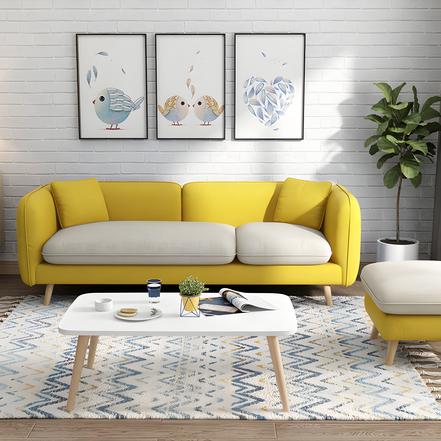 Linen Tuxedo Sofa | Ormau - image 11