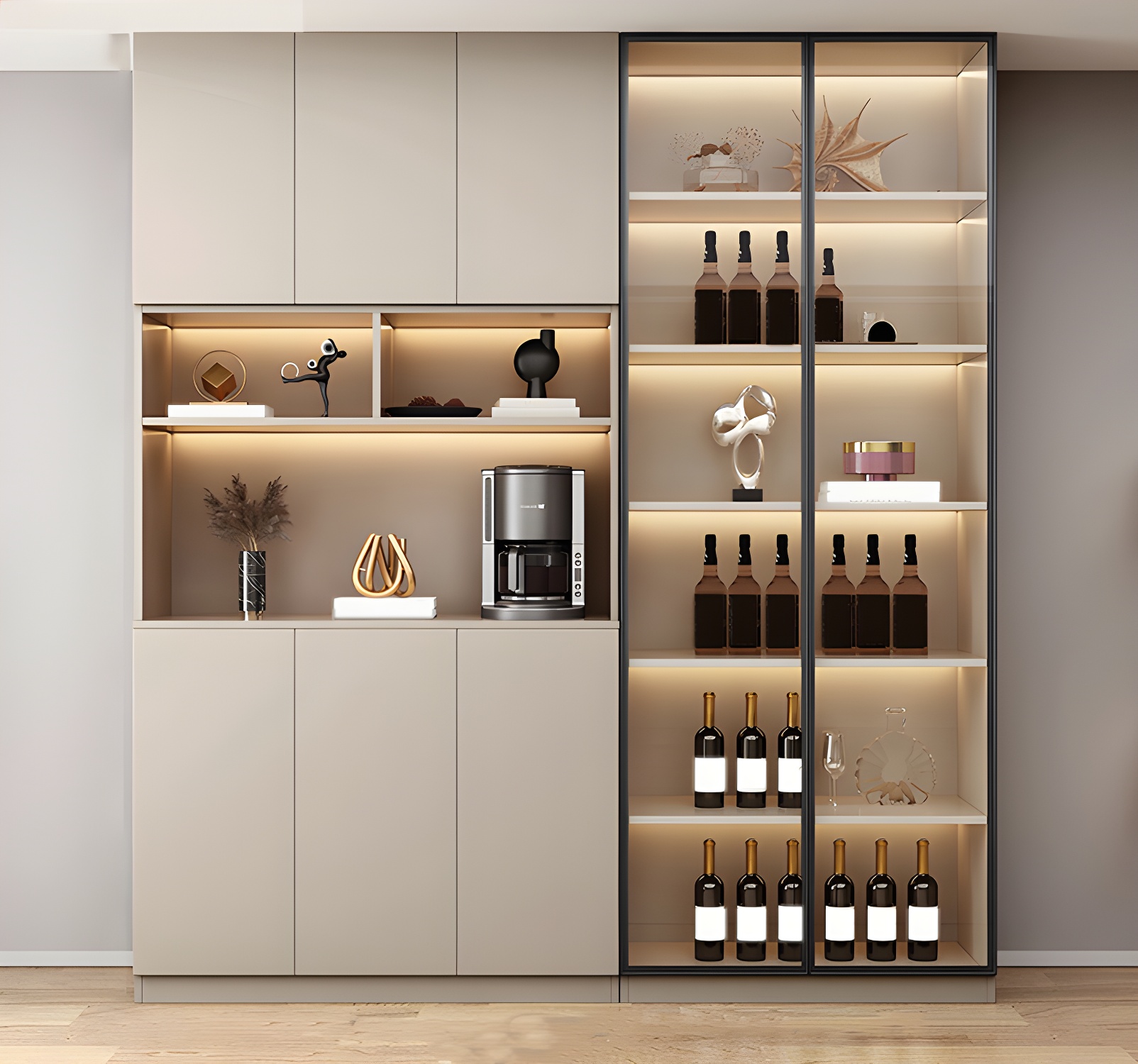 Modern Glass Door Cabinet | Ormau - image 34