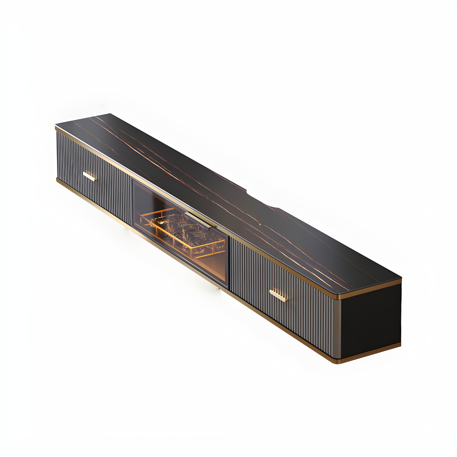 Glam Floating Media Stand | Ormau - image 21