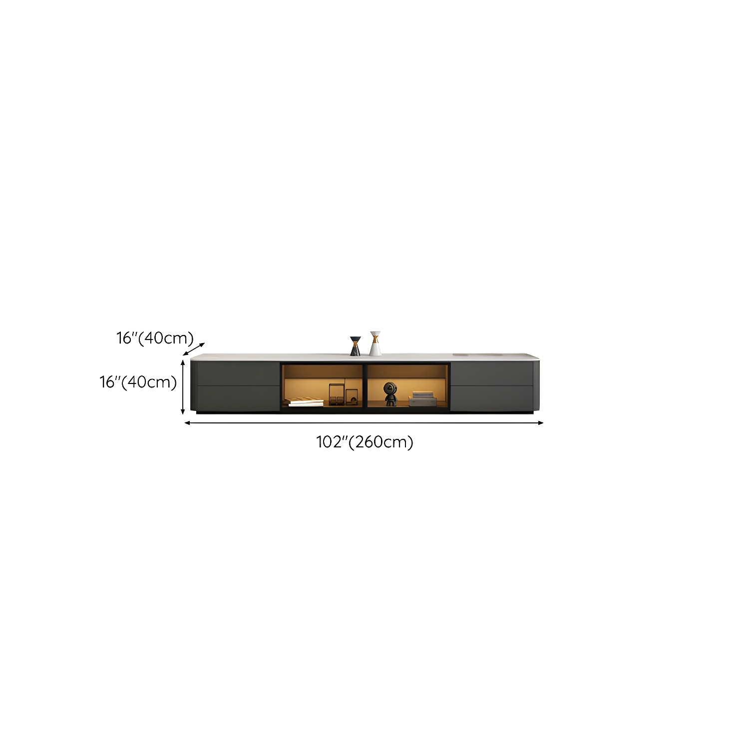 Grey Stone TV Stand | Ormau - image 20
