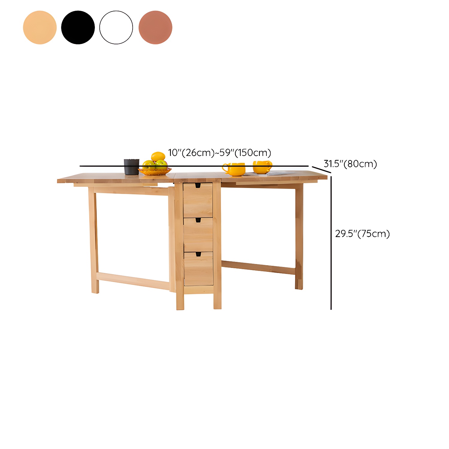 Drop-Leaf Dining Table | Ormau - image 20