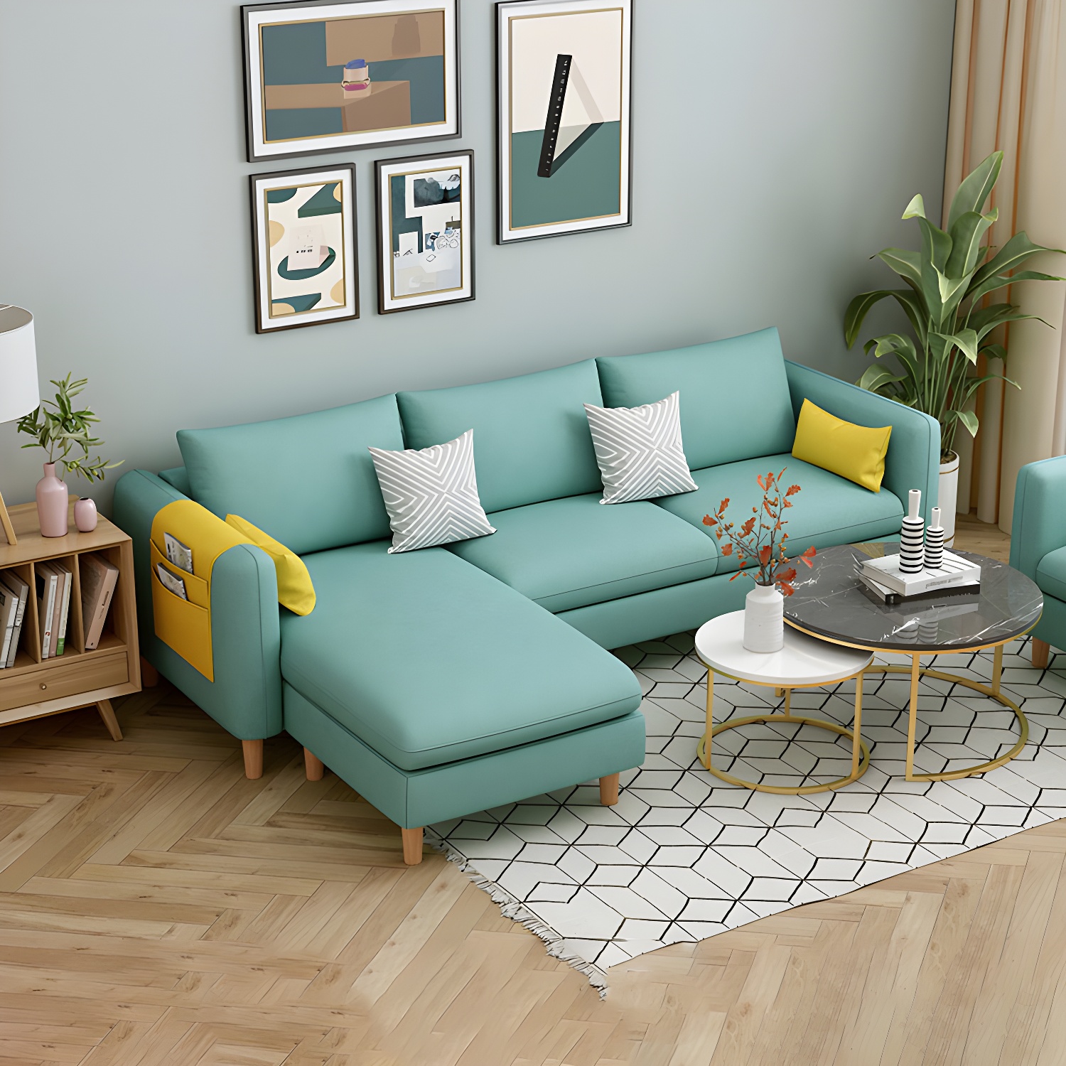 Modern L-Sectional Sofa | Ormau - image 24