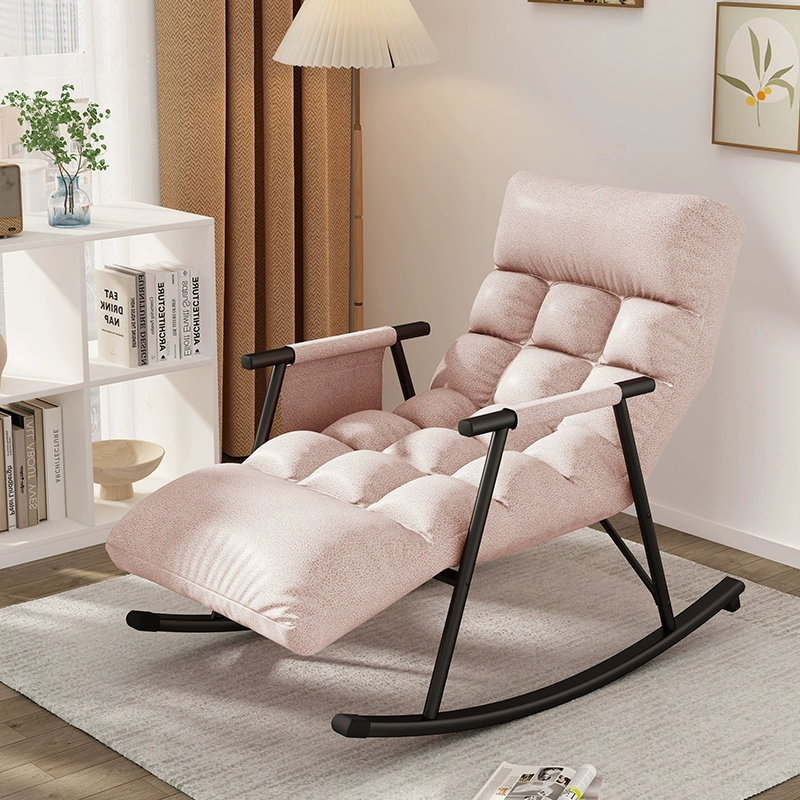 Chic Upholstered Rocking Chair | Ormau - image 41