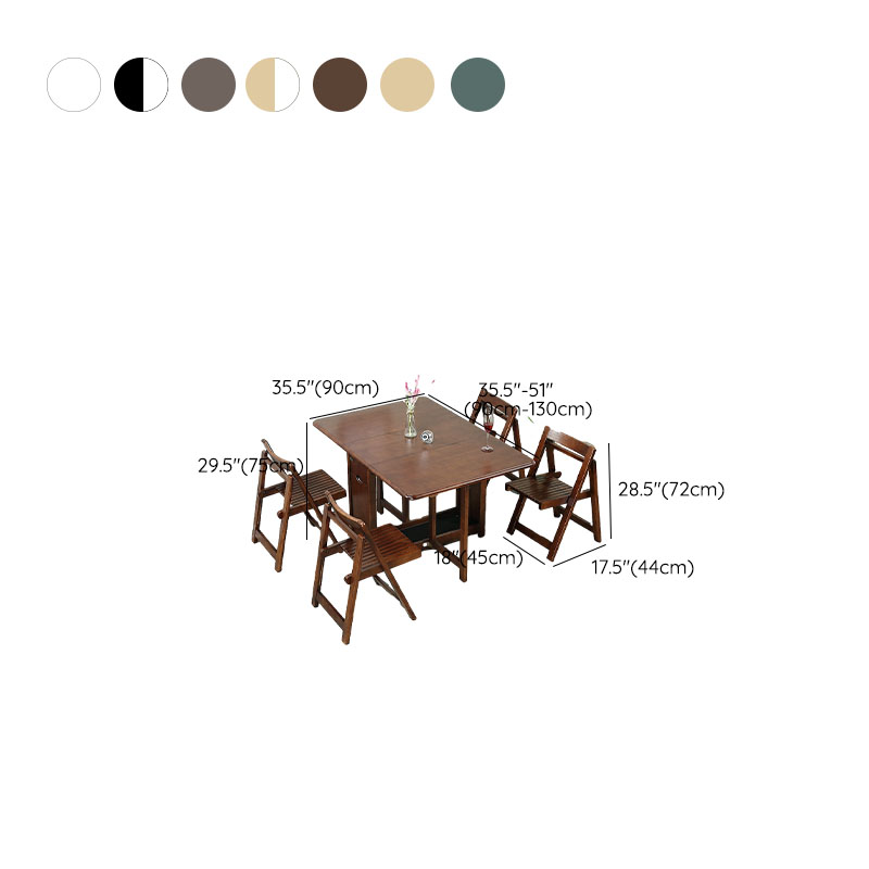 Collapsible Wood Dining Set | Ormau - image 16