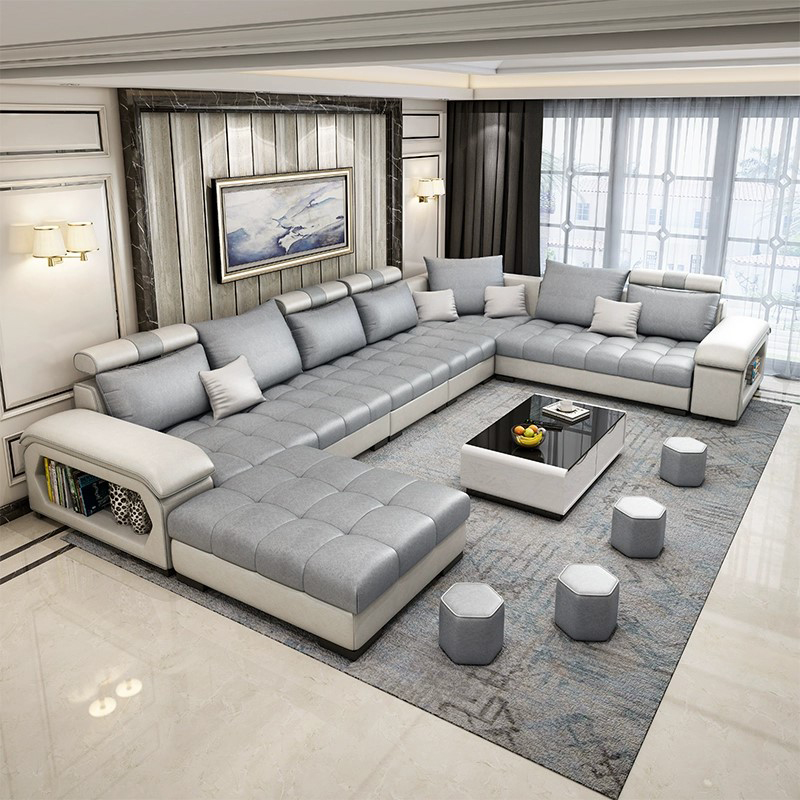Modern U-Shape Sectional | Ormau - image 15