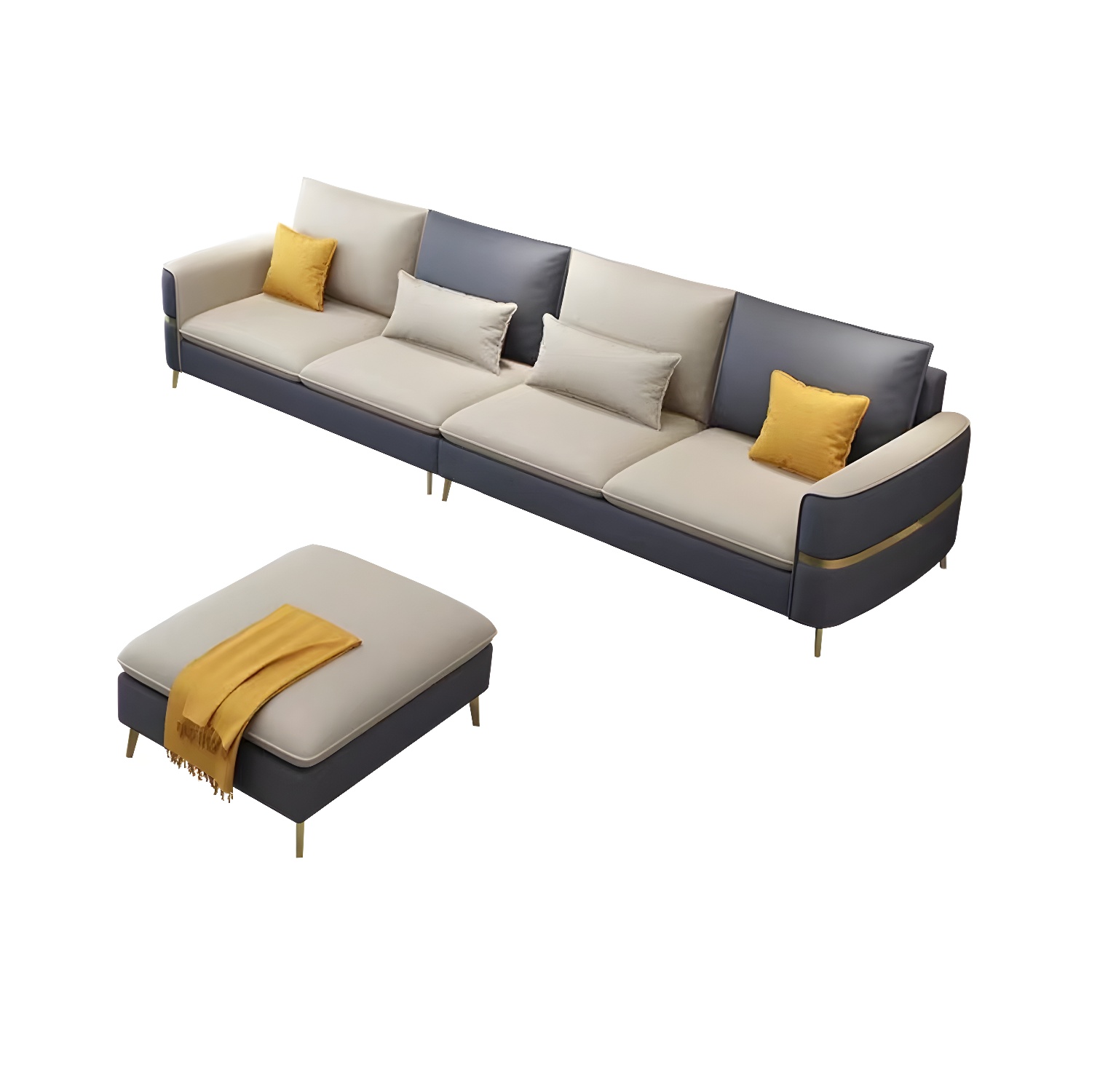 Glam Sectional Sofa | Ormau - image 34