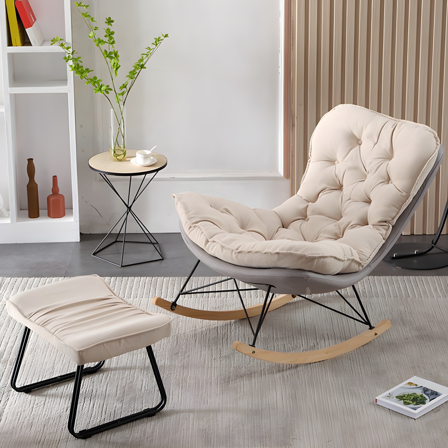 Upholstered Rocking Chair | Ormau - image 1