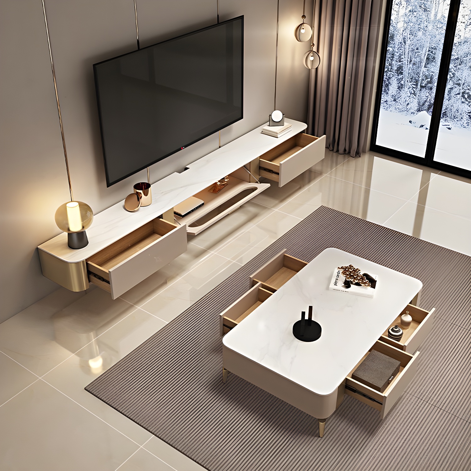 Enclosed Storage TV Stand | Ormau - image 3