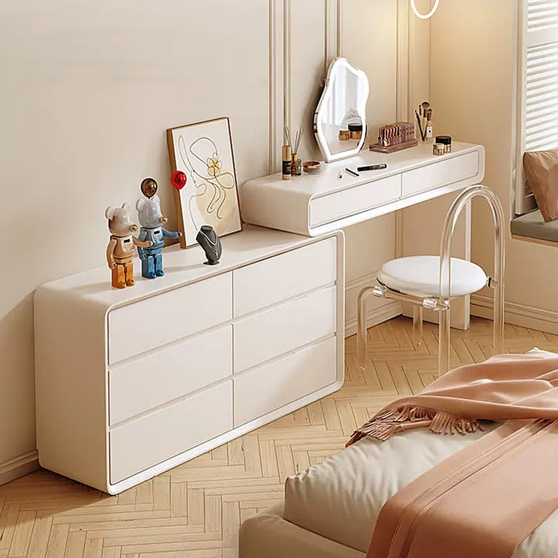 Chalk Vanity Set with Lighted Mirror | Ormau - image 1