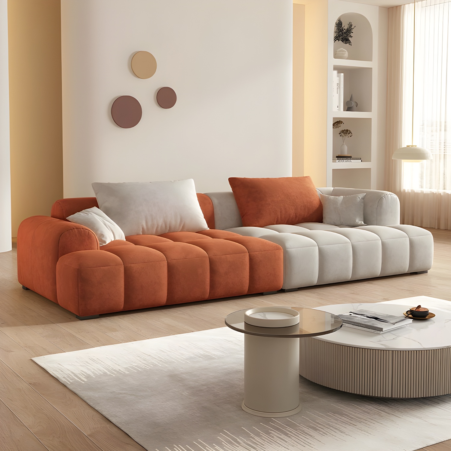 Corduroy Modern Sofa | Ormau - image 28