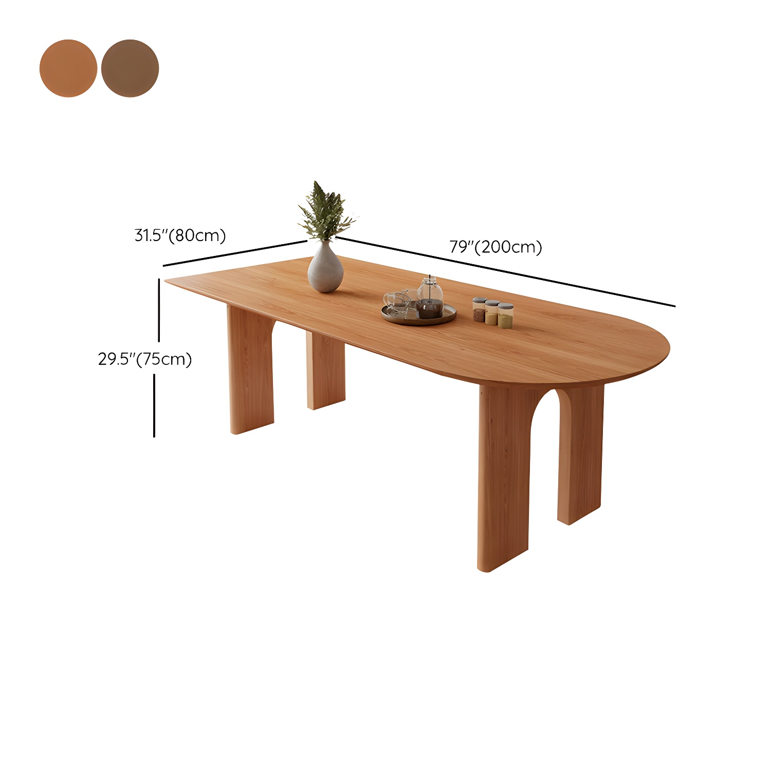 Scandinavian Oval Dining Table | Ormau - image 19