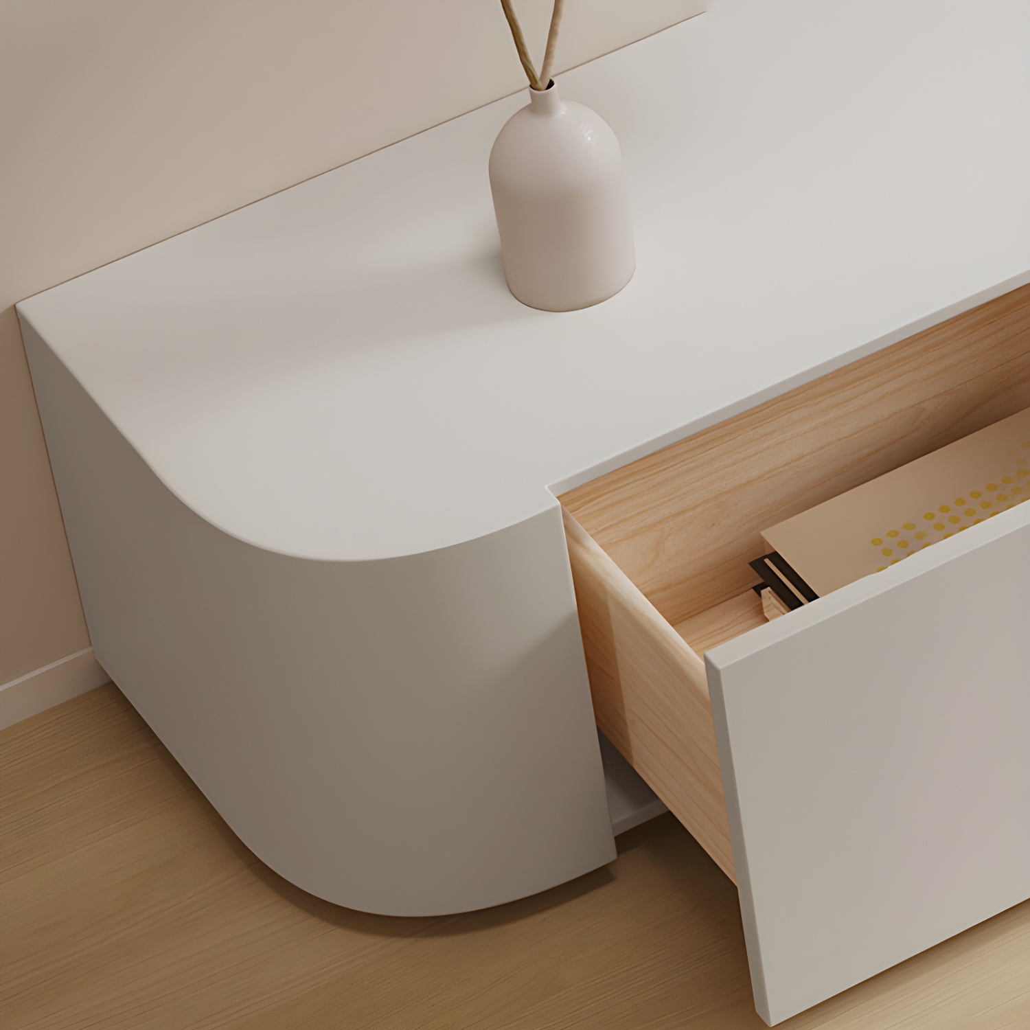 Modern White Oak TV Stand | Ormau - image 10
