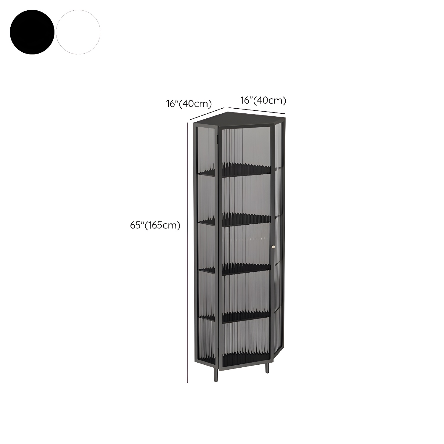 Steel Corner Accent Cabinet | Ormau - image 15