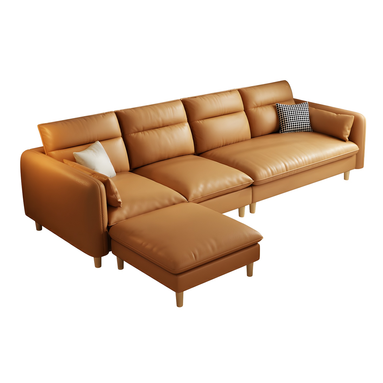 Modern Sectional Sofa Set with Ottoman | Ormau - image 18