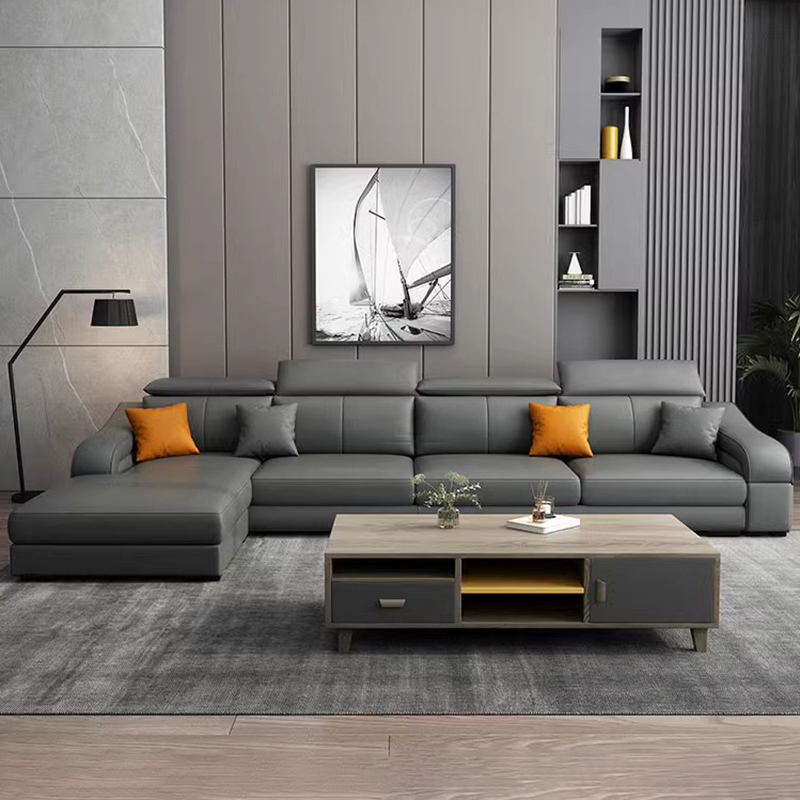 Sloped Arm Sectional Sofa | Ormau - image 10