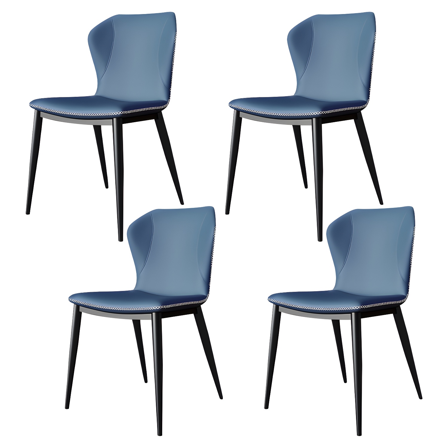 Wingback Leather Dining Chair | Ormau - image 30
