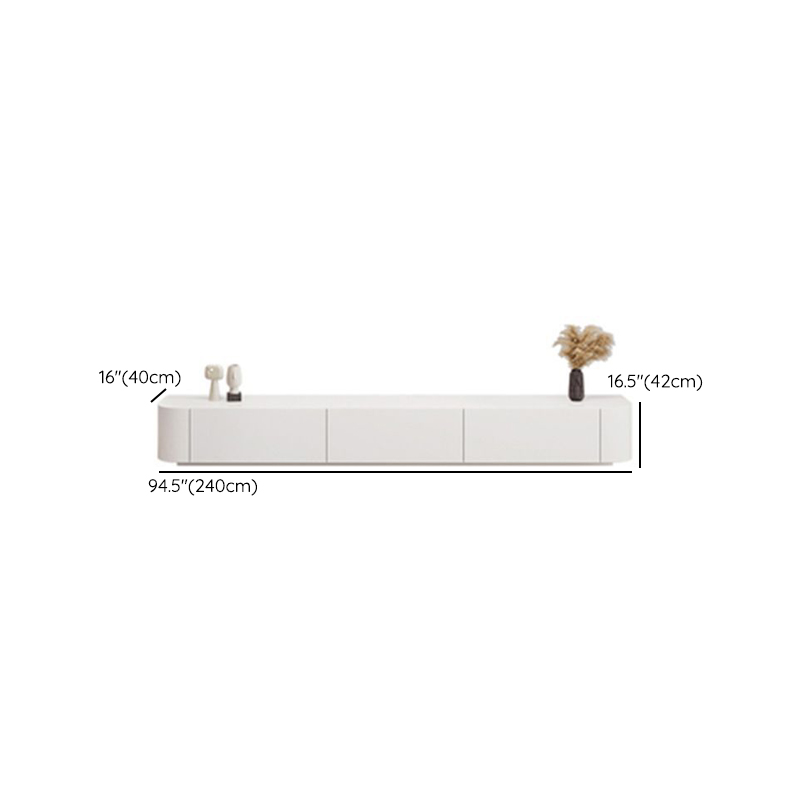 Modern White TV Stand | Ormau - image 19