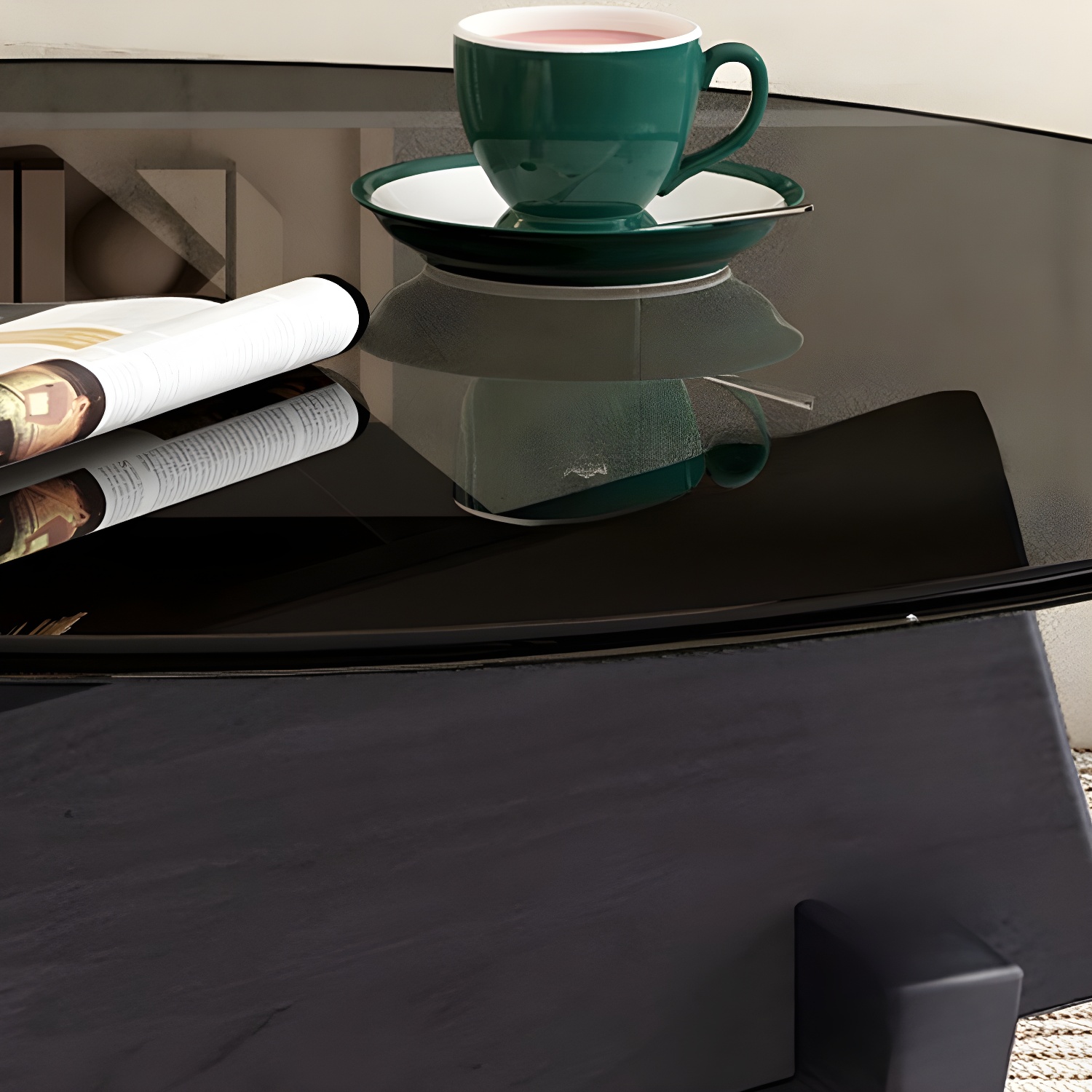 Glass & Wood Coffee Table | Ormau - image 10