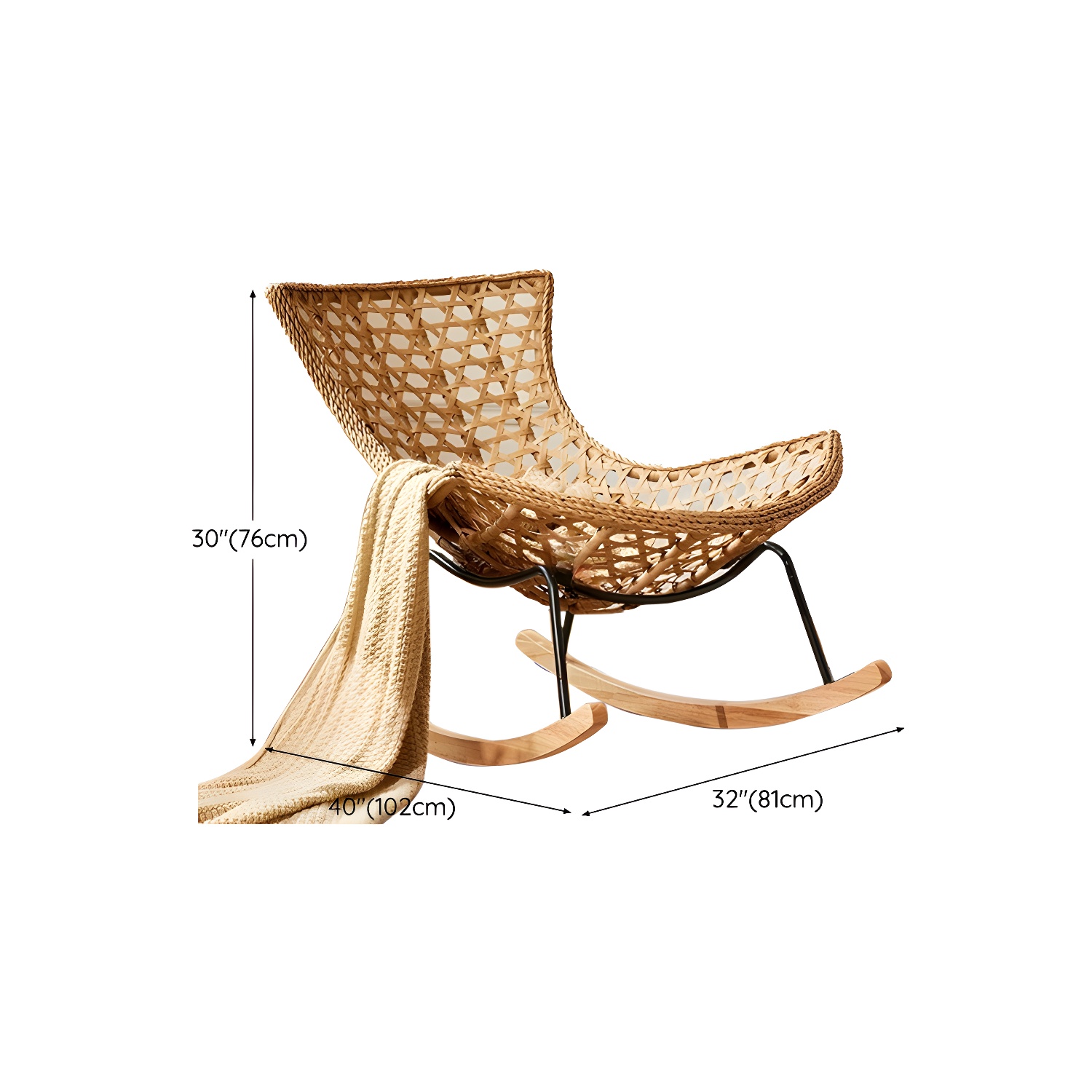 Rattan Rocker | Ormau - image 27