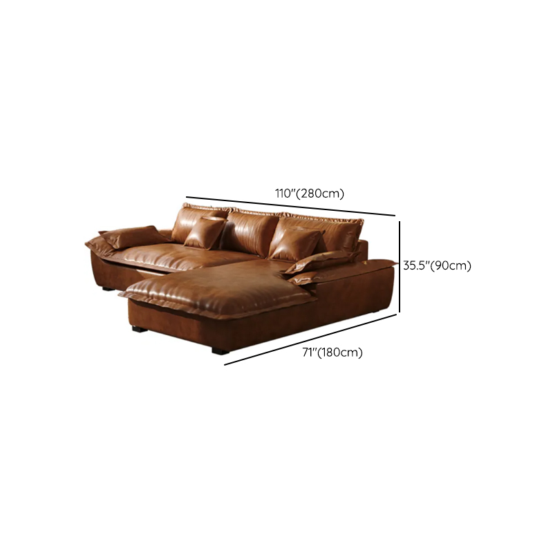 L-Shape Leather Sectional | Ormau - image 7