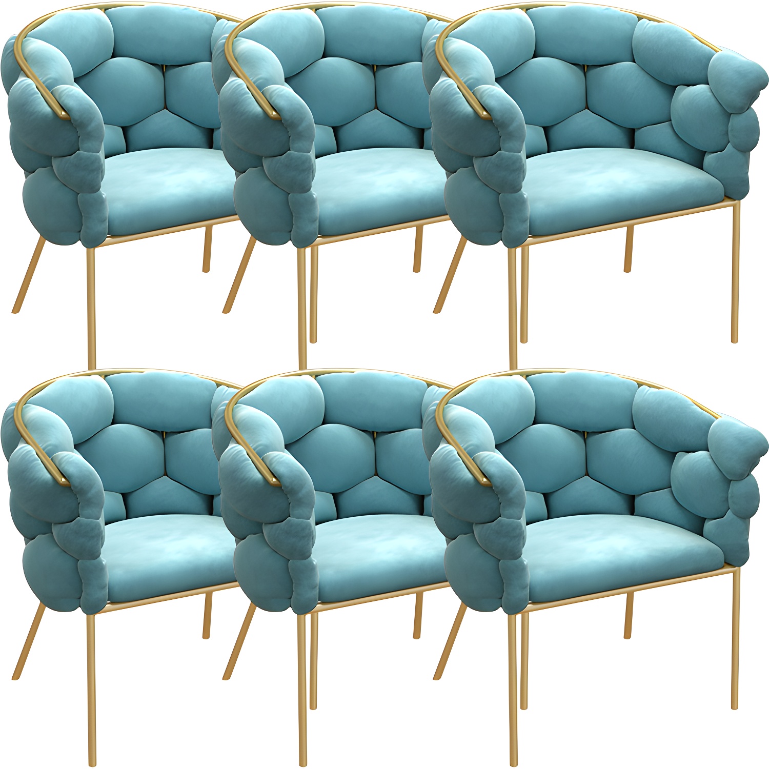 Glam Upholstered Dining Chair | Ormau - image 37