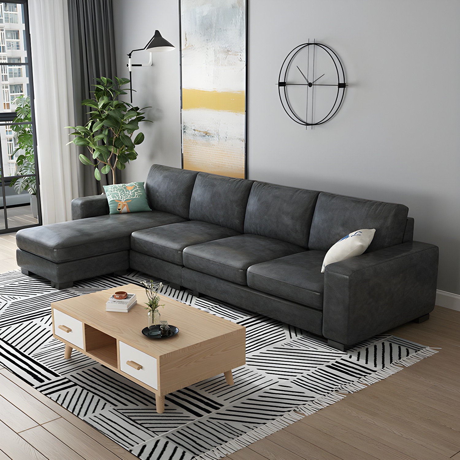 Modernist Sectional Sofa | Ormau - image 35
