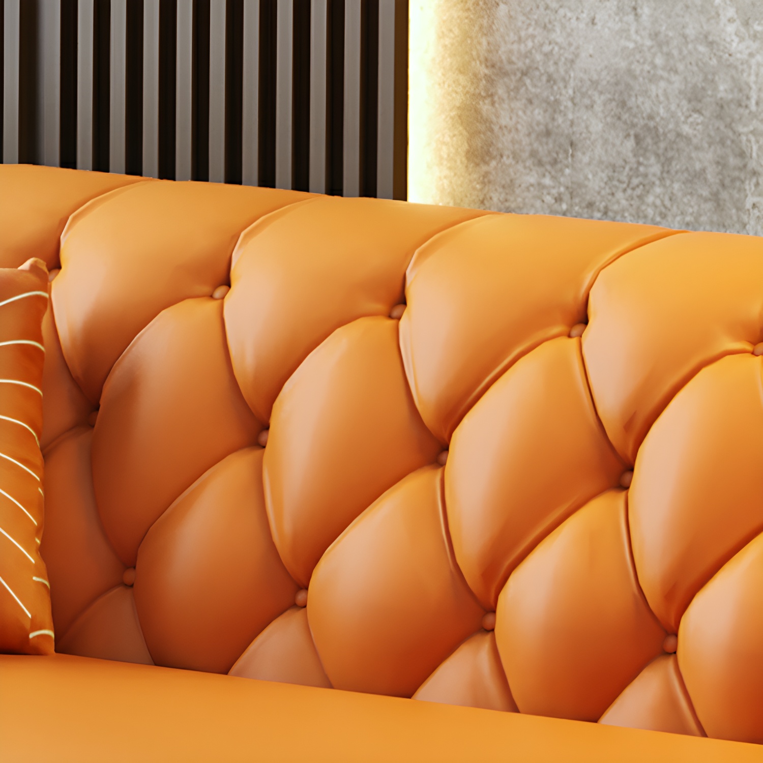 Glam Wood Frame Sofa | Ormau - image 15