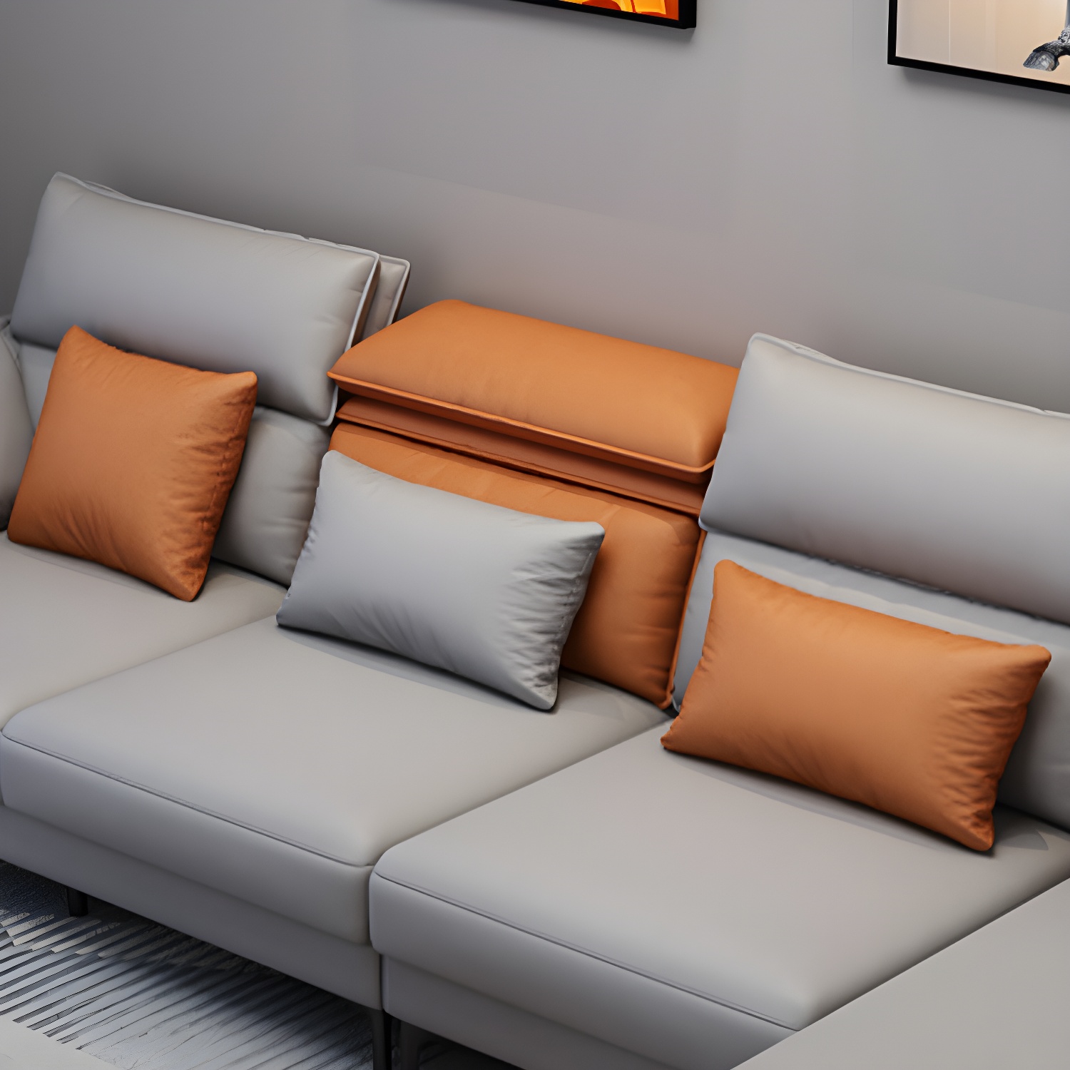 Modern Tech Cloth Sectional | Ormau - image 10