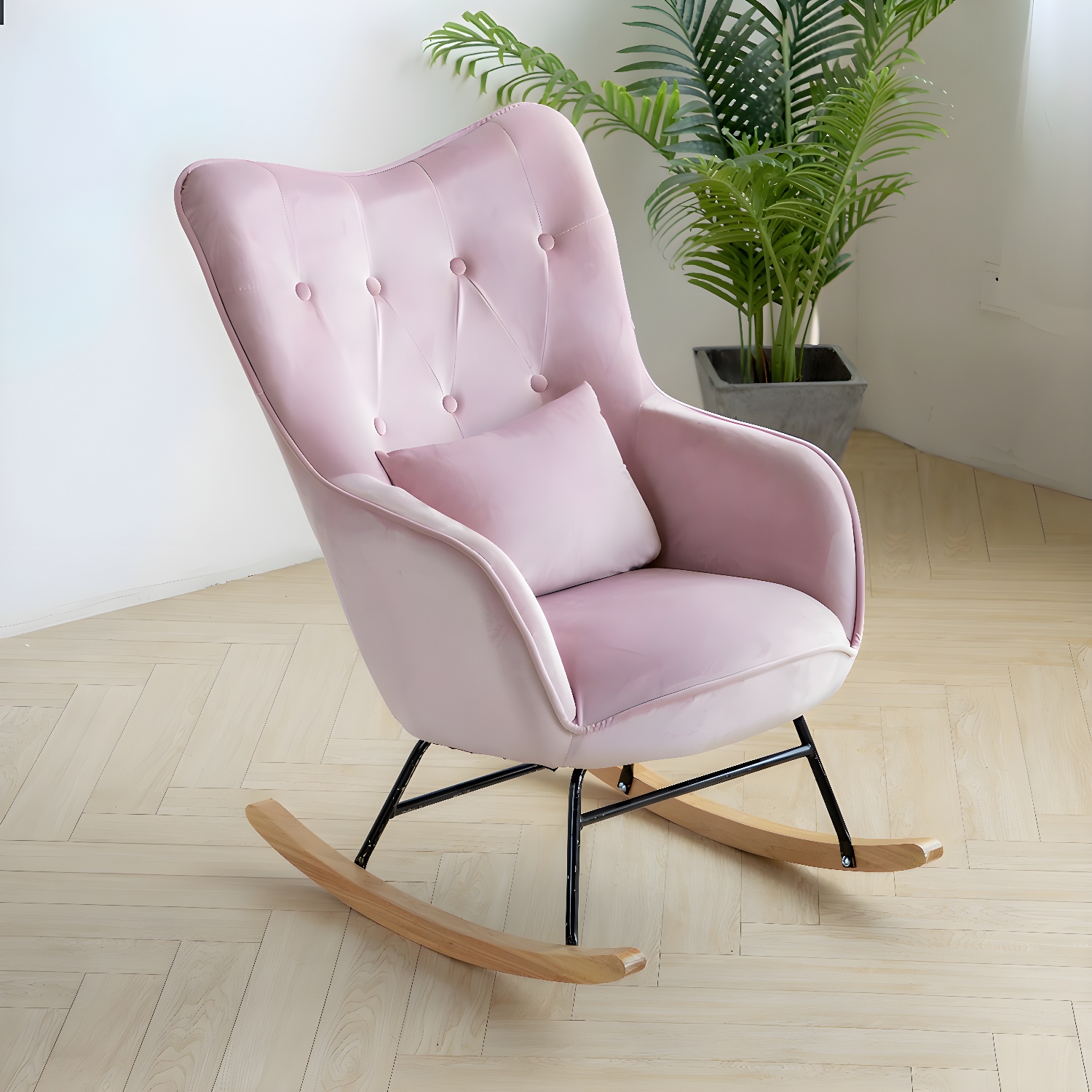 Upholstered Rocking Chair | Ormau - image 8