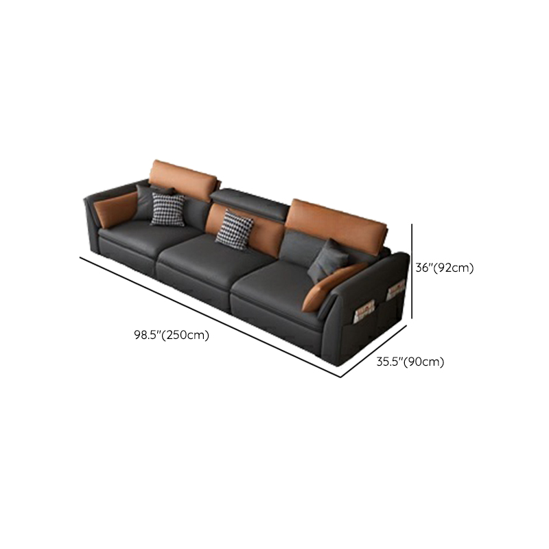 Gray Tech Cloth Sectional | Ormau - image 23