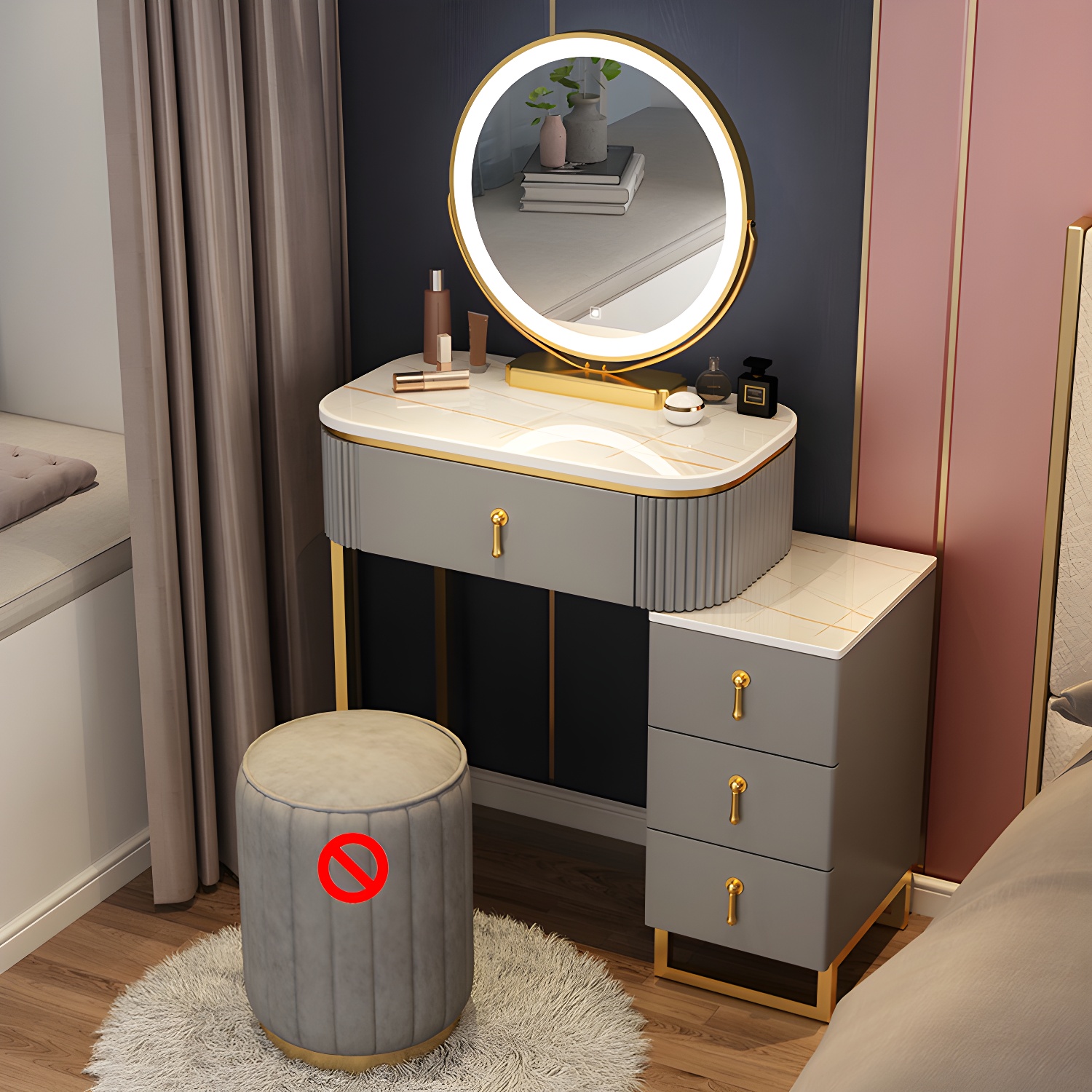 Glam Lighted Vanity | Ormau - image 29