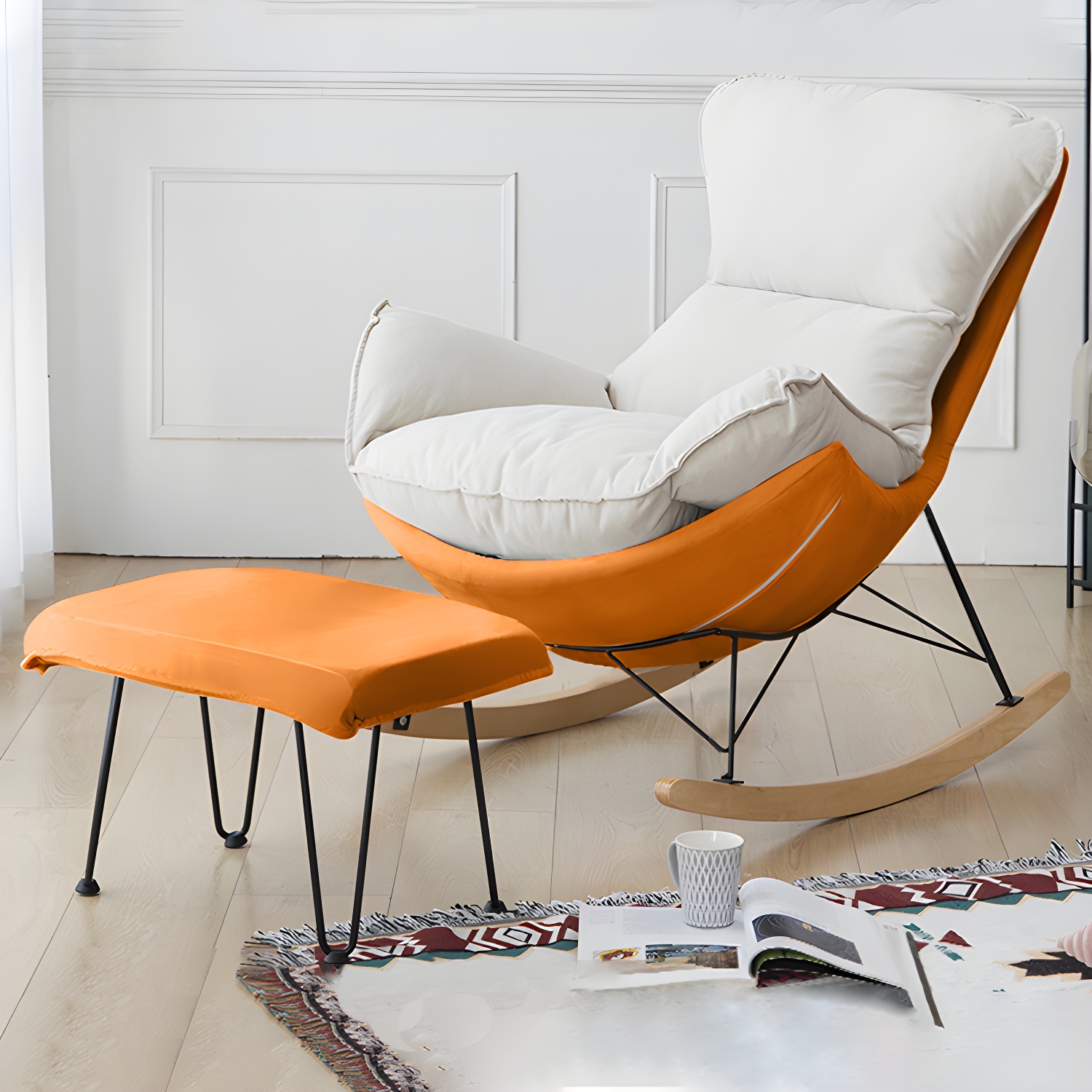 Upholstered Rocking Chair | Ormau - image 33
