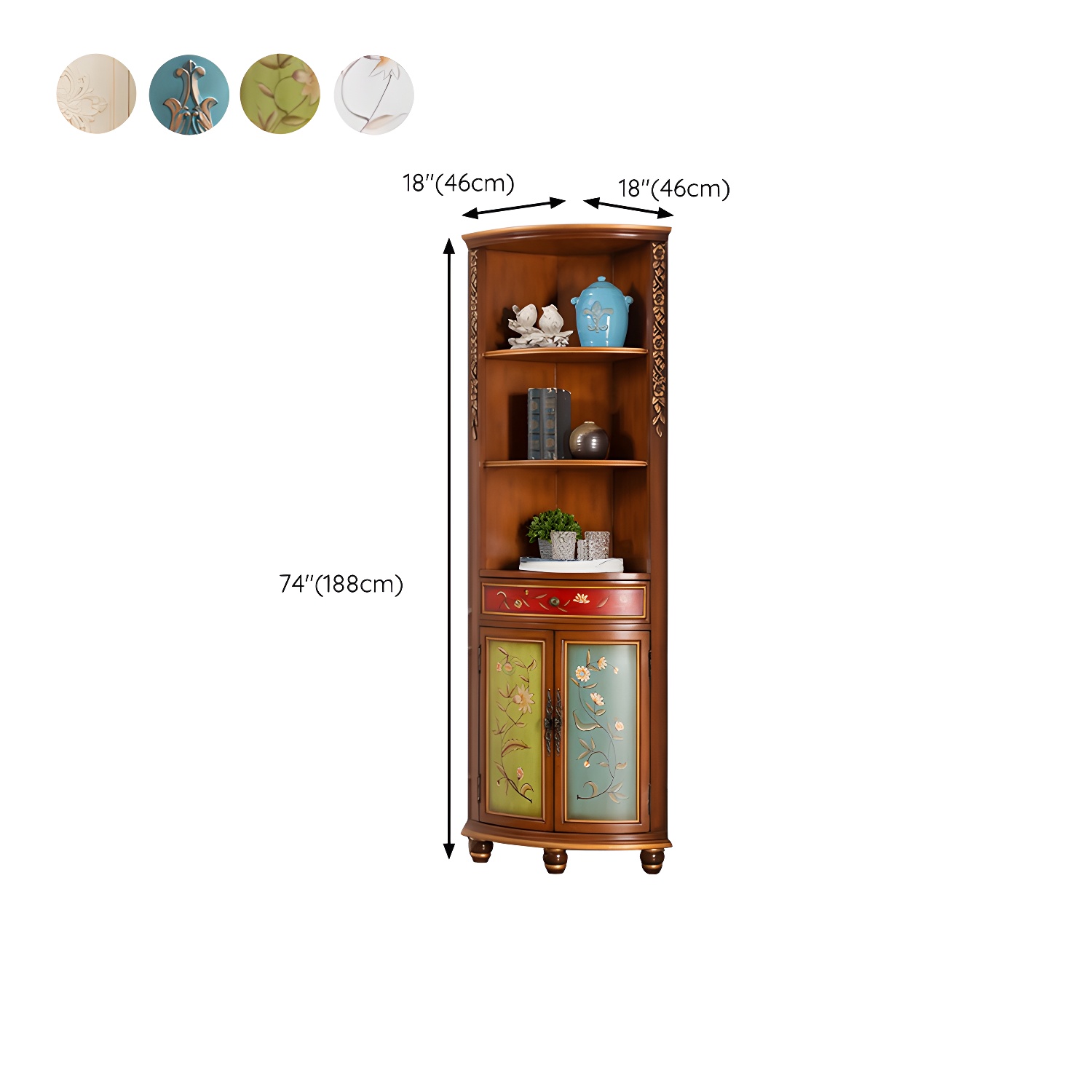 Rustic Corner Cabinet | Ormau - image 14