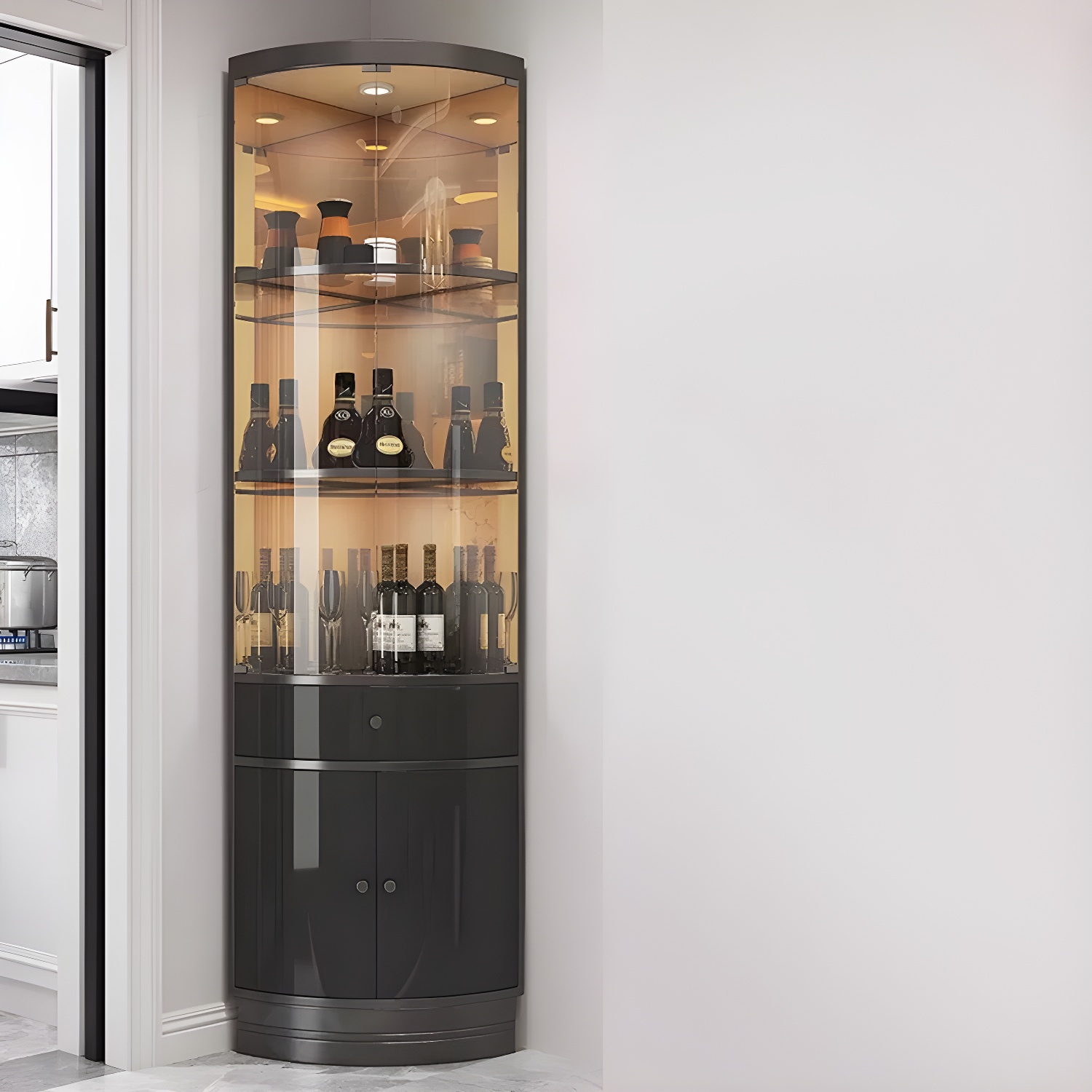 Corner Accent Cabinet | Ormau - image 14