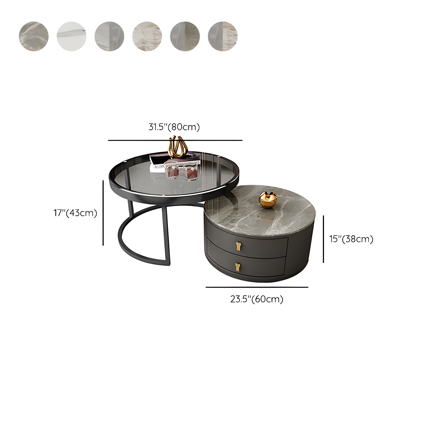 Nesting Coffee Table Set | Ormau - image 17