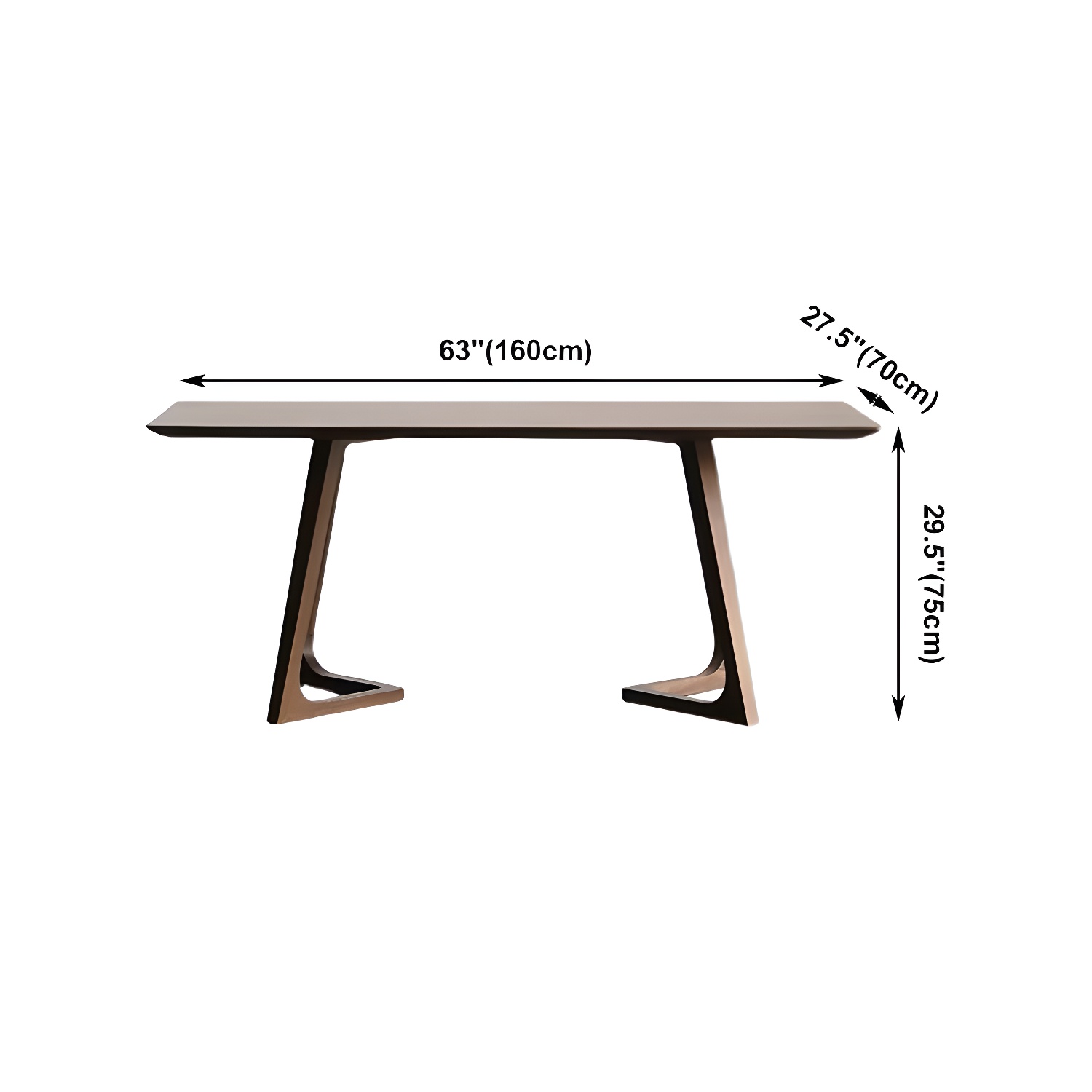 Rectangle Wood Dining Table | Ormau - image 9