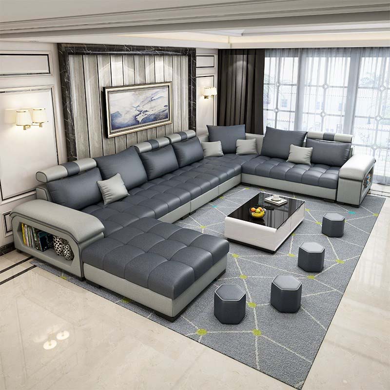 Modern U-Shape Sectional | Ormau - image 14