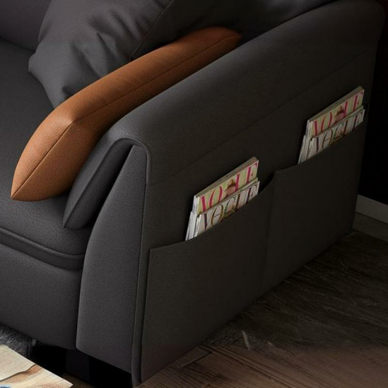 Gray Tech Cloth Sectional | Ormau - image 9