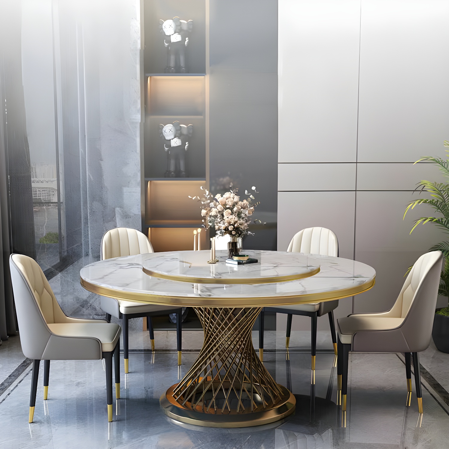 Marble Dining Set | Ormau - image 2