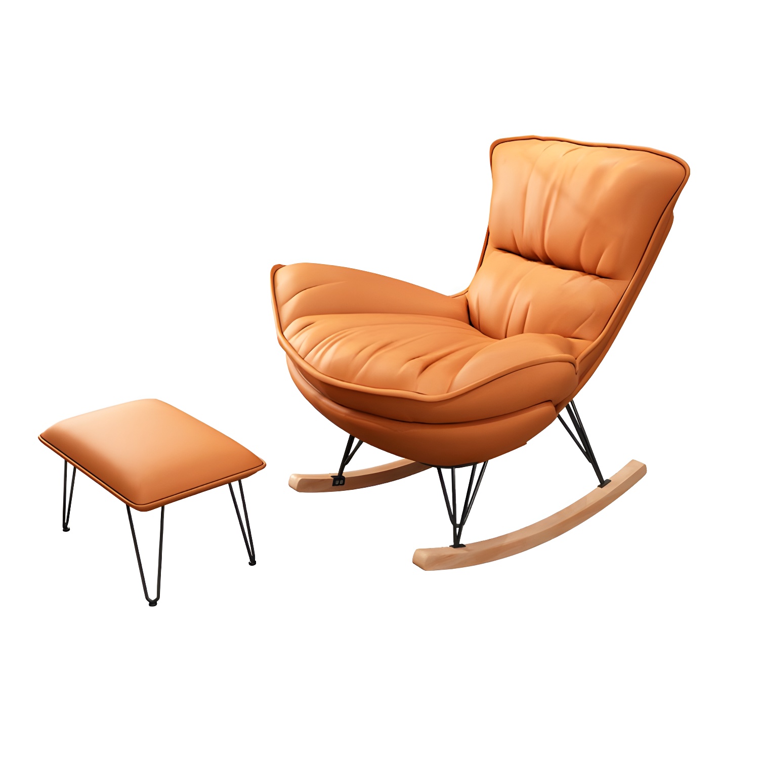 Glider Rocking Chair & Ottoman Set | Ormau - image 9