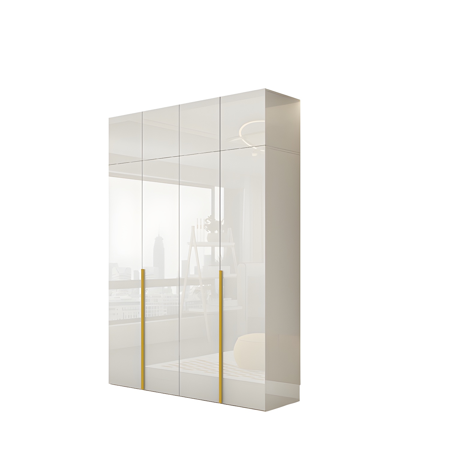 Modern White Wardrobe | Ormau - image 36