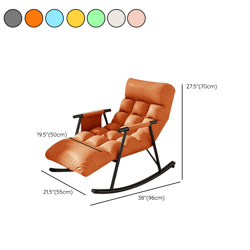 Chic Upholstered Rocking Chair | Ormau - image 22