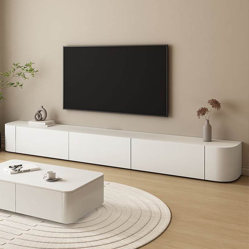 Modern White TV Stand | Ormau - image 4