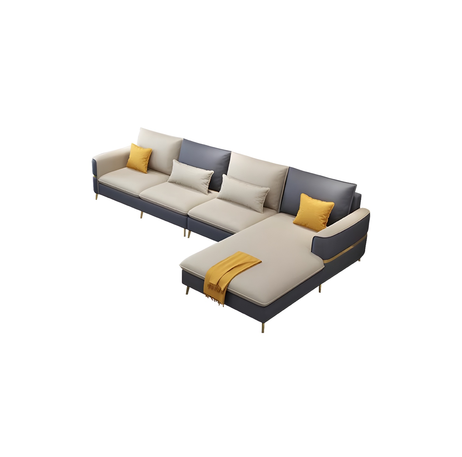 Glam Sectional Sofa | Ormau - image 37